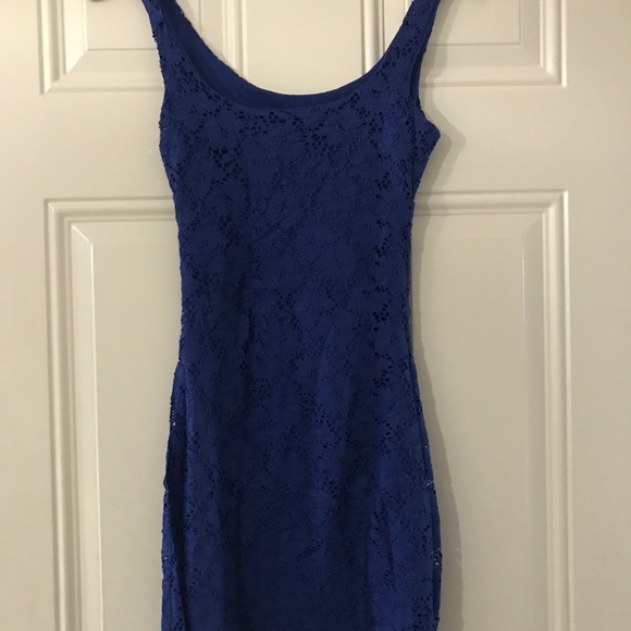 Blue summer dress - Picture 2 of 2